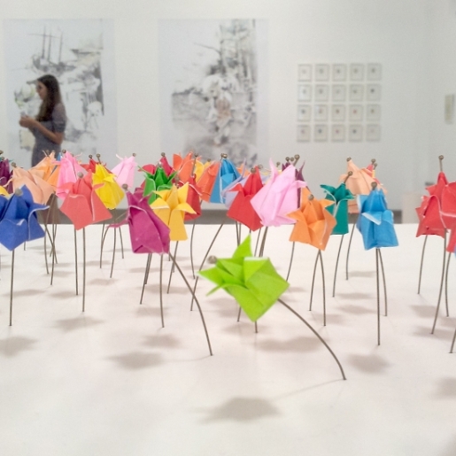 Champ de tulipe miniature, Origami, Laure Devenelle