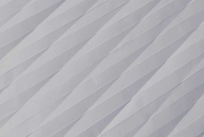 Pliage origami blanc, 2018 Laure Devenelle
