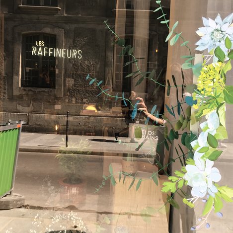 Ma petite vitrine, zoom, Bouquet Eucalyptus paper, paper plant, papier, green, feuilles, kirigami, Laure Devenelle