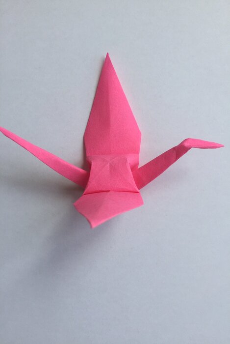 grue, origami paper resistant, drop paper ignifugé pour handy bag, creation, Laure Devenelle 2019