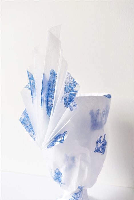 origami-palme-emballage-papier-de-soie-cristallerie-saint-louis-Laure-Devenelle-2020
