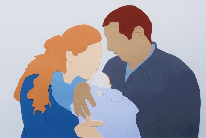 illustration-paper-art-naissance-faire-part-portrait-famille-laure-devenelle