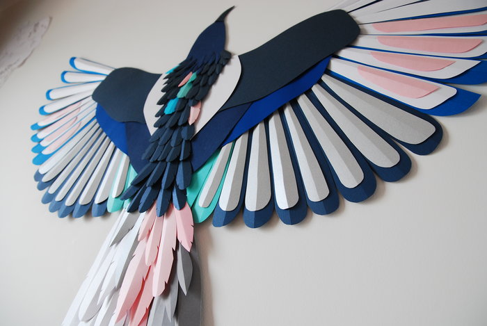 vole-de-tes-propres-ailes-oiseau-paper-art-exposition-personnelle-metamorphoses-Lamaziere-cormeilles-en-parisis-©-Laure-Devenelle-2018