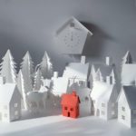 Village de papier - Noel et hiver, creation Laure Devenelle